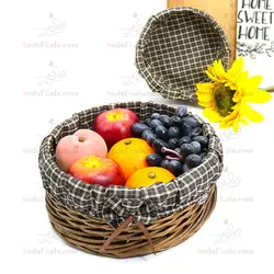 سبد نان و سبزی موروار 2 پارچه قهوه ای شایگان(24)/1356 | صدف کالا (فروشگاه بزرگ صدف)