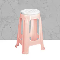 چهارپایه دو رنگ بلند ناصر پلاستیک(6)/1417 | صدف کالا (فروشگاه بزرگ صدف)