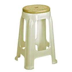 چهارپایه دو رنگ بلند ناصر پلاستیک(6)/1417 | صدف کالا (فروشگاه بزرگ صدف)