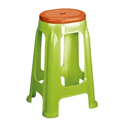 چهارپایه دو رنگ بلند ناصر پلاستیک(6)/1417 | صدف کالا (فروشگاه بزرگ صدف)