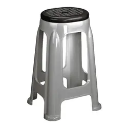 چهارپایه دو رنگ بلند ناصر پلاستیک(6)/1417 | صدف کالا (فروشگاه بزرگ صدف)