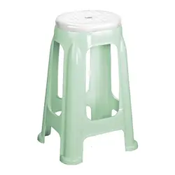 چهارپایه دو رنگ بلند ناصر پلاستیک(6)/1417 | صدف کالا (فروشگاه بزرگ صدف)