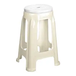 چهارپایه دو رنگ بلند ناصر پلاستیک(6)/1417 | صدف کالا (فروشگاه بزرگ صدف)