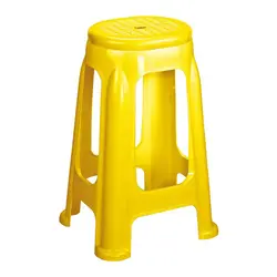 چهارپایه دو رنگ بلند ناصر پلاستیک(6)/1417 | صدف کالا (فروشگاه بزرگ صدف)