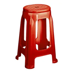 چهارپایه دو رنگ بلند ناصر پلاستیک(6)/1417 | صدف کالا (فروشگاه بزرگ صدف)