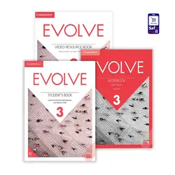 پک کتاب Evolve 3 + کتاب فعالیت های ویدئویی