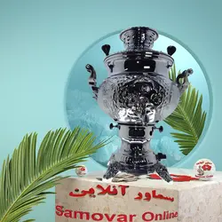 سماور گازی 6 لیتری جلایر مدل مهدیس قلم