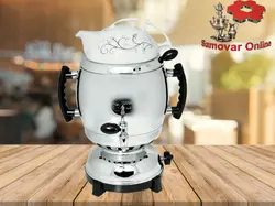 سماور مدل بیم 6 لیتری (قوری چینی)
