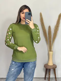 بلوز دورس آستین طرحدار کد 7051