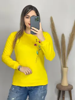 بلوز سر سینه چاپی شقایق کد 7054