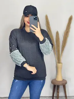 بلوز آستین تدی کد 7055