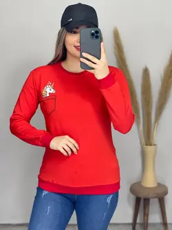 بلوز طرح یونیکورن کد 7058