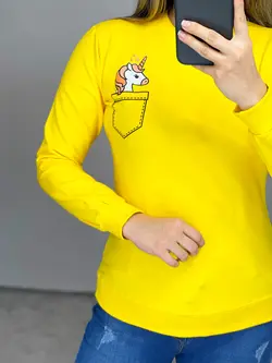 بلوز طرح یونیکورن کد 7058