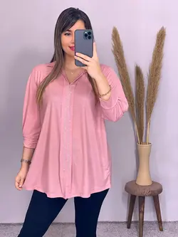 تونیک یقه دار نگین کد 7064