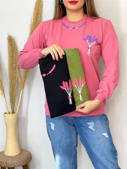 بلوز دورس قواره دار گندم کد 7073