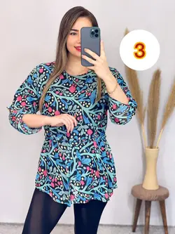 شومیز حریر آستردار کد 3203