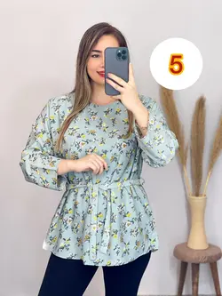 شومیز حریر آستردار کد 3203