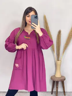 پپیراهن مانتویی طرح دختر کد 4080