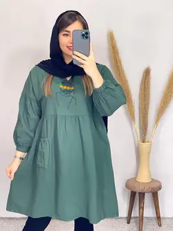 پپیراهن مانتویی طرح دختر کد 4080