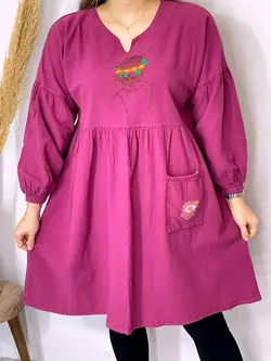 پپیراهن مانتویی طرح دختر کد 4080