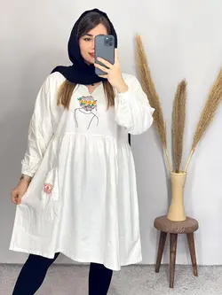 پپیراهن مانتویی طرح دختر کد 4080