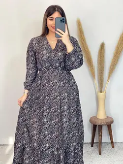 پیراهن چپ و راستی پایین چیندار کد 4081