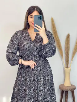 پیراهن چپ و راستی پایین چیندار کد 4081