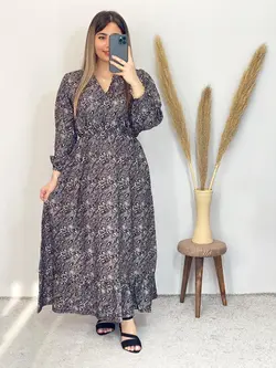 پیراهن چپ و راستی پایین چیندار کد 4081