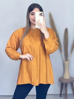 شومیز جلو دکمه ای کد 3218