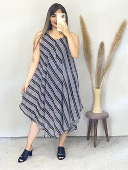 پیراهن حریر آستردار حلقه ای کد 4085