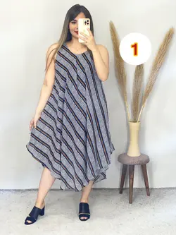 پیراهن حریر آستردار حلقه ای کد 4085