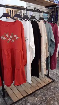 پیزاهن مانتویی طرح بابونه کد 4086