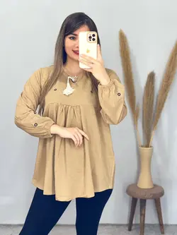 بلوز طرحدار منگوله دار کد 7082