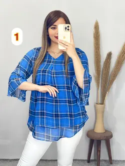 شومیز آستین کلوش کد 3258