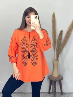 شومیز منگوله دار ساره کد 3261