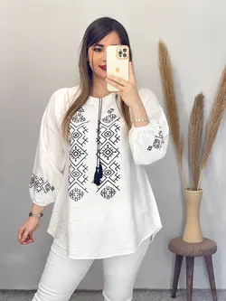 شومیز منگوله دار ساره کد 3261