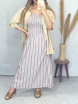 پیراهن کش دوزی دایانا کد 4090