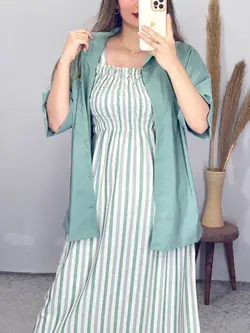 پیراهن کش دوزی دایانا کد 4090