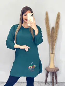 تونیک بغل دکمه رعنا کد 7090