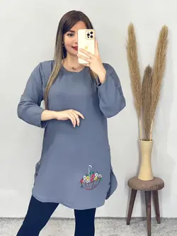 تونیک بغل دکمه رعنا کد 7090