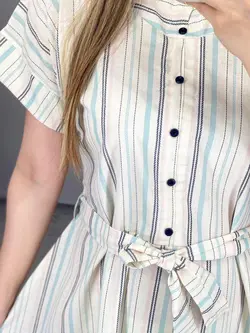 پیراهن آستین کوتاه سوگند کد 4094