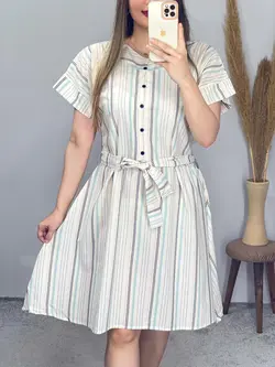 پیراهن آستین کوتاه سوگند کد 4094