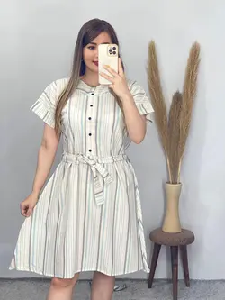 پیراهن آستین کوتاه سوگند کد 4094