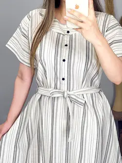 پیراهن آستین کوتاه سوگند کد 4094