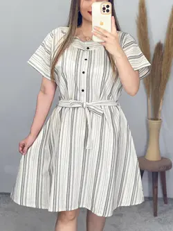 پیراهن آستین کوتاه سوگند کد 4094