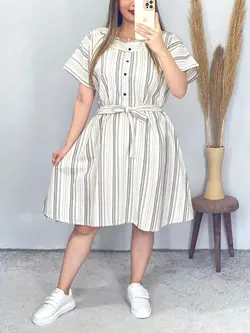 پیراهن آستین کوتاه سوگند کد 4094