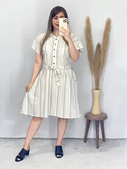 پیراهن آستین کوتاه سوگند کد 4094