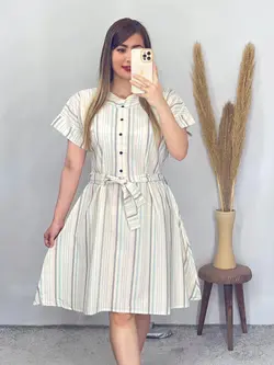 پیراهن آستین کوتاه سوگند کد 4094