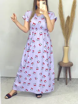 پیراهن طرح گیلاسی کد 4057