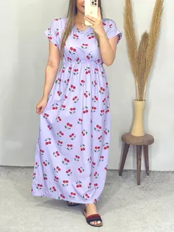 پیراهن طرح گیلاسی کد 4057